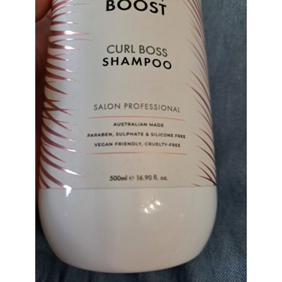 Bondi Boost Curl Boss Shampoo 500ml Vegan Paraben/Silicone Free Curly Hair NEW - Picture 2 of 5
